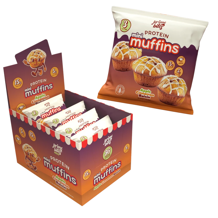 AP Sports | Mini Muffins | Apple Cinnamon Raisin
