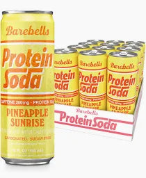Barebell | RTD Protein Soda | Pineapple Sunrise