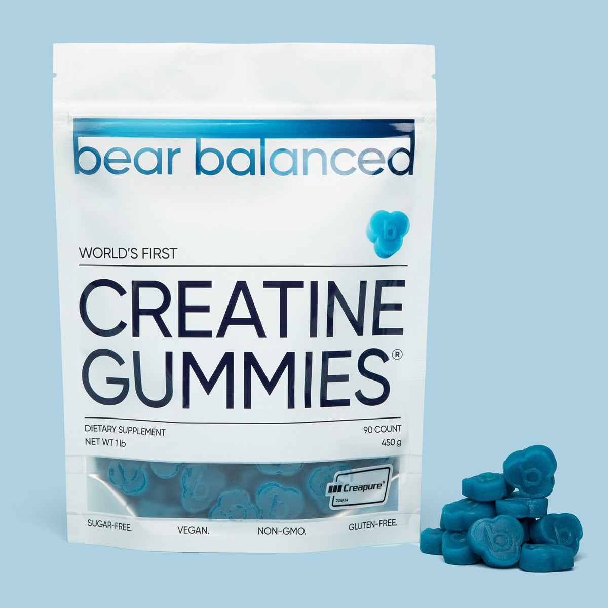 Bear Balanced | Creatine Gummies | Blueberry