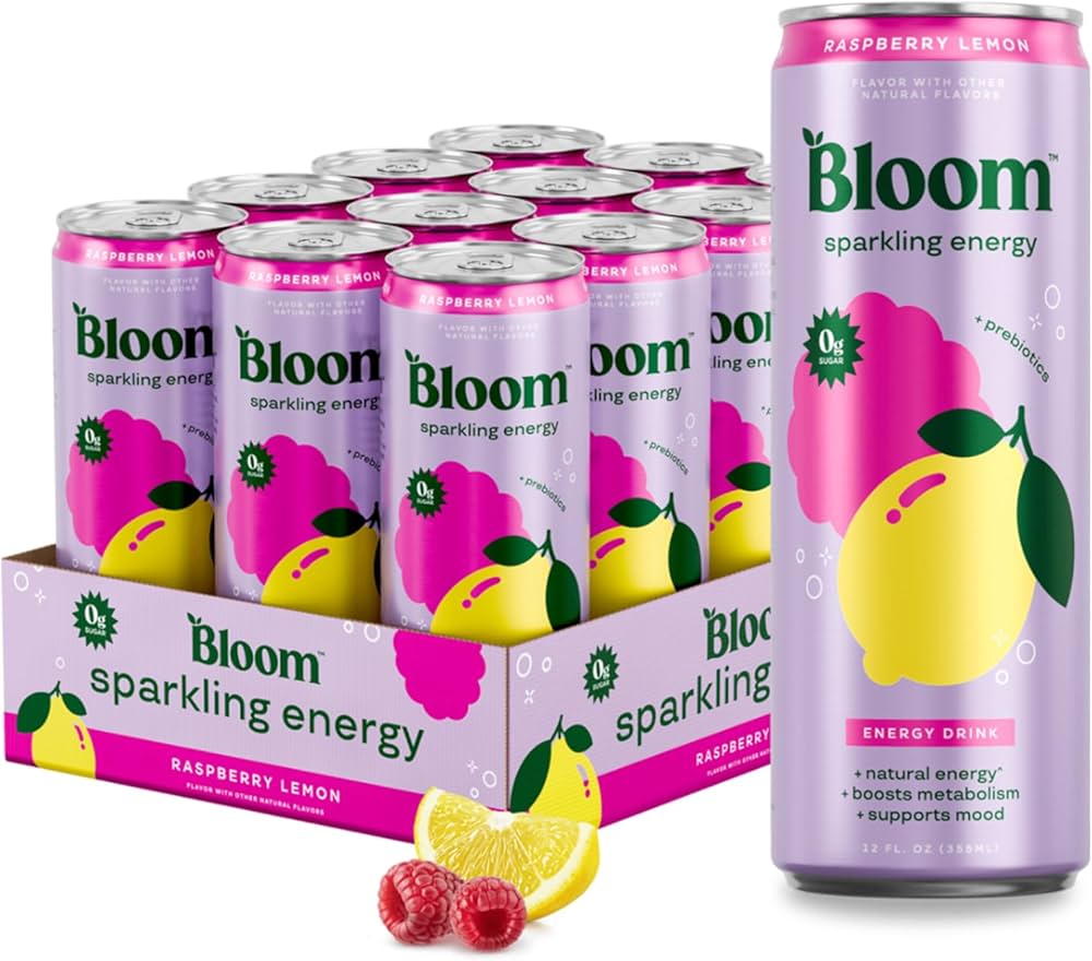Bloom | RTD Energy Drink | Raspberry Lemon