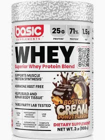 Basic | Whey Protein (2lb) | Boston Cream Donut