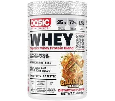 Basic | Whey Protein (2lb) | Baklava