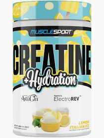 Muscle Sport | Creatine + Hydration | Lemon Italian Ice