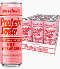 Barebell | RTD Protein Soda | Wild Strawberry