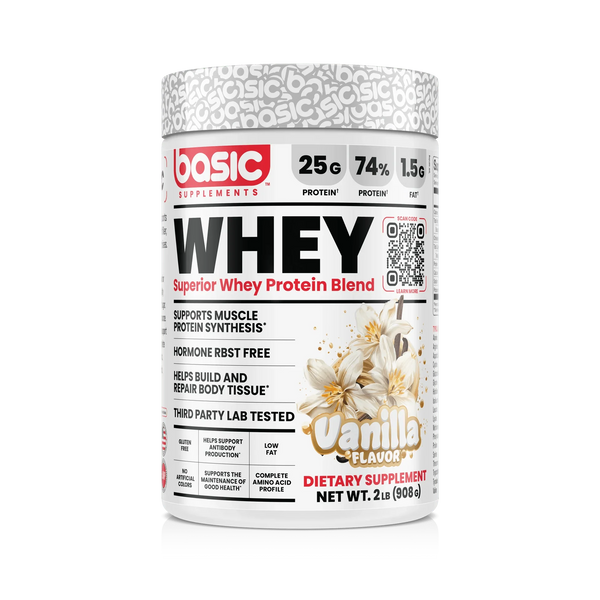 Basic | Whey Protein (2lb) | Vanilla