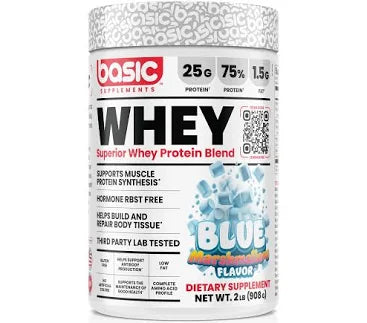Basic | Whey Protein (2lb) | Blue Marshmallow