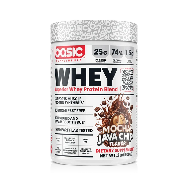 Basic | Whey Protein (2lb) | Mocha Java Chip